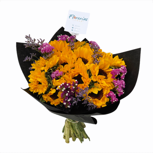 Ramo de 18 girasoles