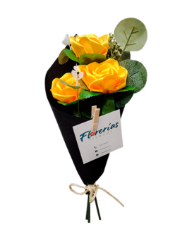 Ramo de 3 rosas eternas